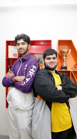 Kabeer（右）和Zain深刻體會到國家安全跟每個香港人息息相關