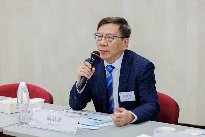 教大國家安全與法律教育研究中心總監顧敏康教授於研討會上發言。