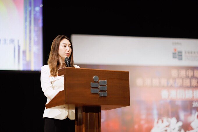 中總婦委會主席王淑慈致歡迎辭